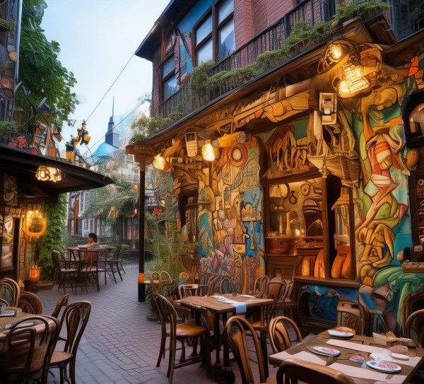 开一家有特色的餐厅,用创意点亮味蕾,用故事温暖人心